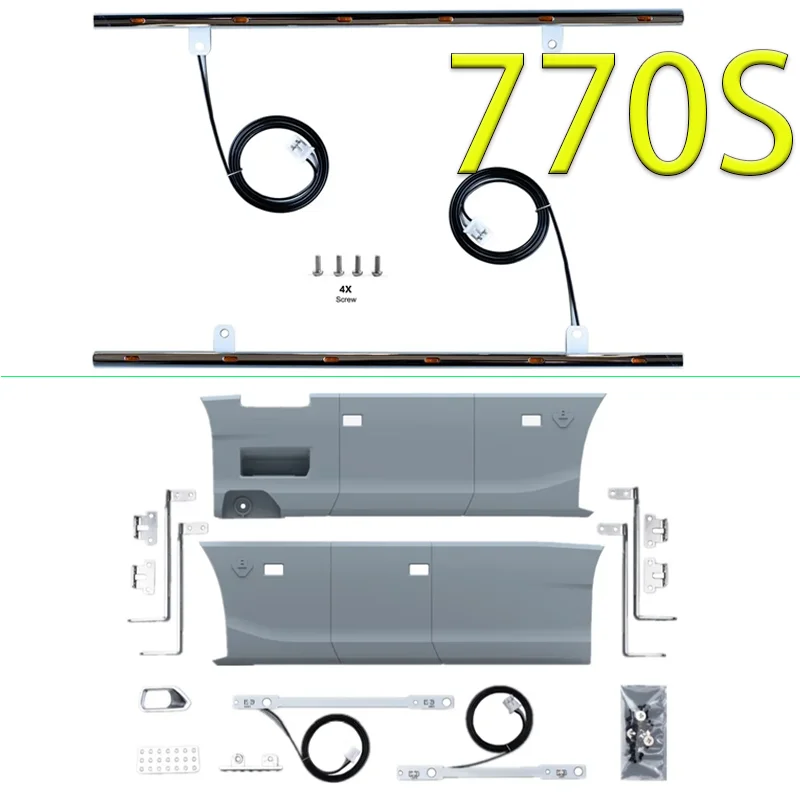 1:14th Scale Plastic Side Panel for Tamiya RC Truck SCANIA 770S 6x4 56368 56371 56379 Car
