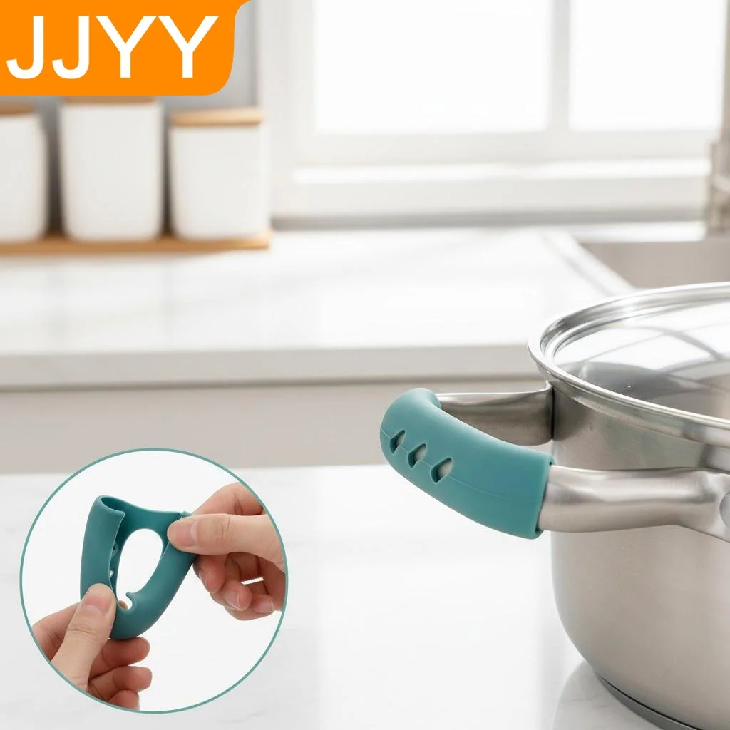 Silicone Pot Handle Heat Protector Anti Scald Cover for Iron