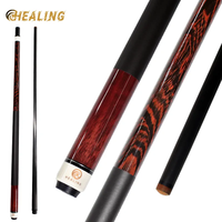 Billiard Cue Carbon Fiber Technology Billiard Stick 12.4mm Pigskin Tip Radial Joint 1474mm/58\