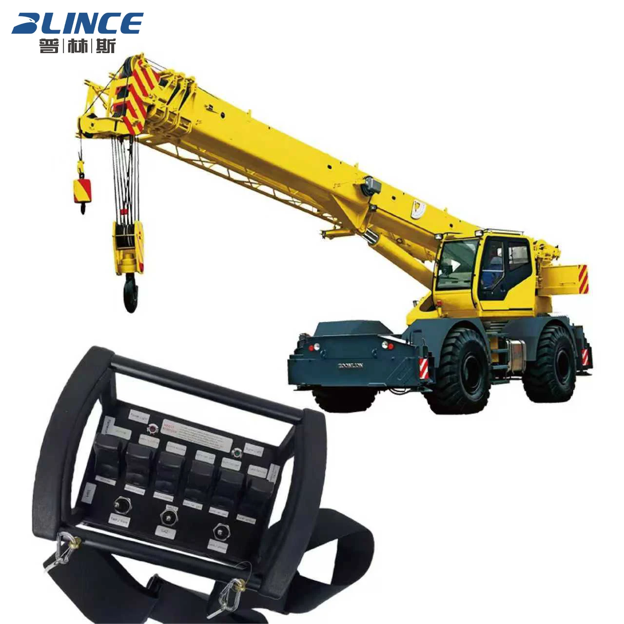 Blince DC24/12V Hydraulic Main Control Valve Excavator Remote Control Automatic Hydraulic Valves with  Remote