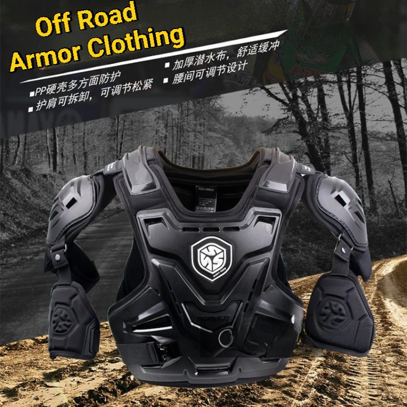 SCOYCO Off-Road Motorcycle Armor Clothing Men's Protection Anti-Drop Knight Equipment Armor Vest Four Seasons Equipment