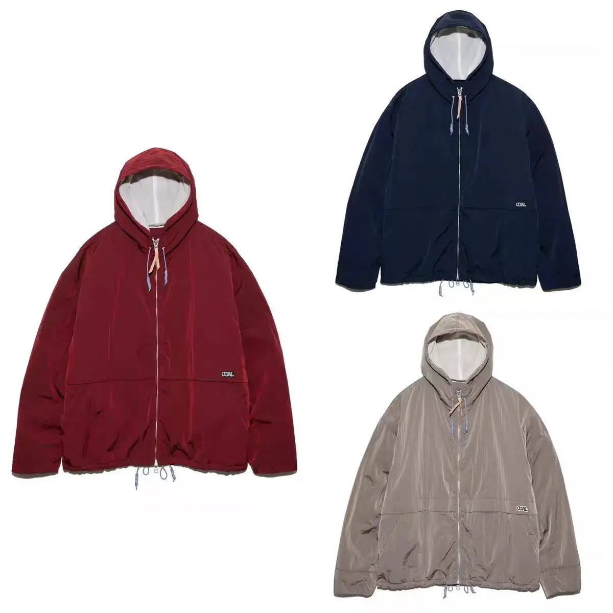 

Japanese Style Functional Outdoor Nylon Hooded Zipper Jacket for Men