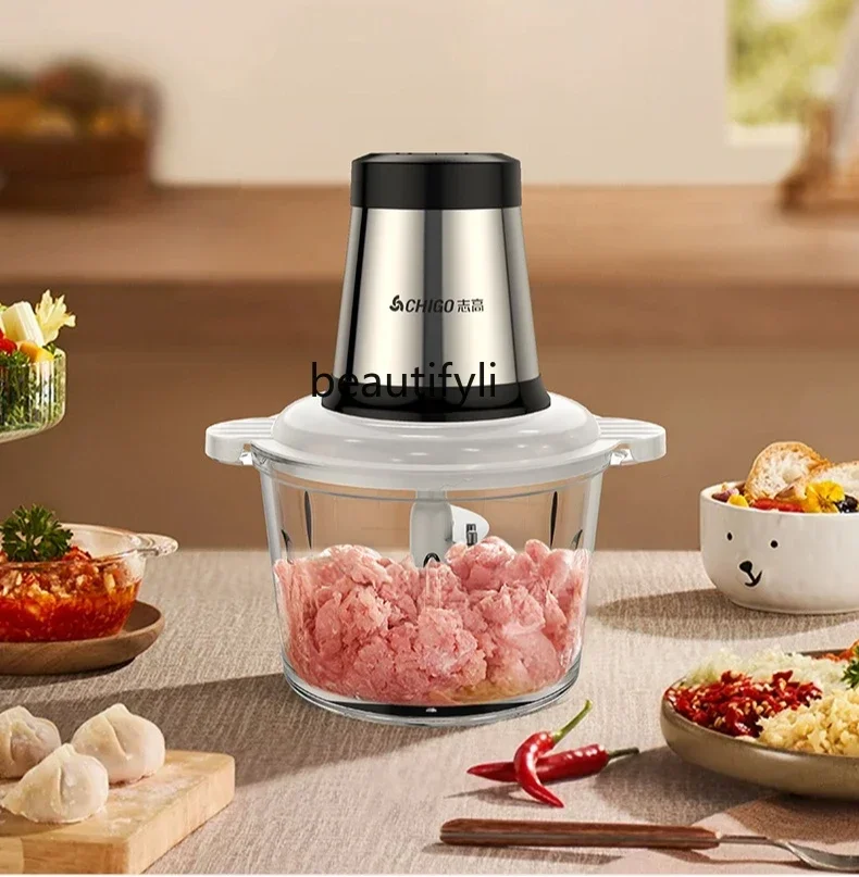 

smt61 Household stainless steel electric multi-functional cooking mixer, minced meat and garlic mixer