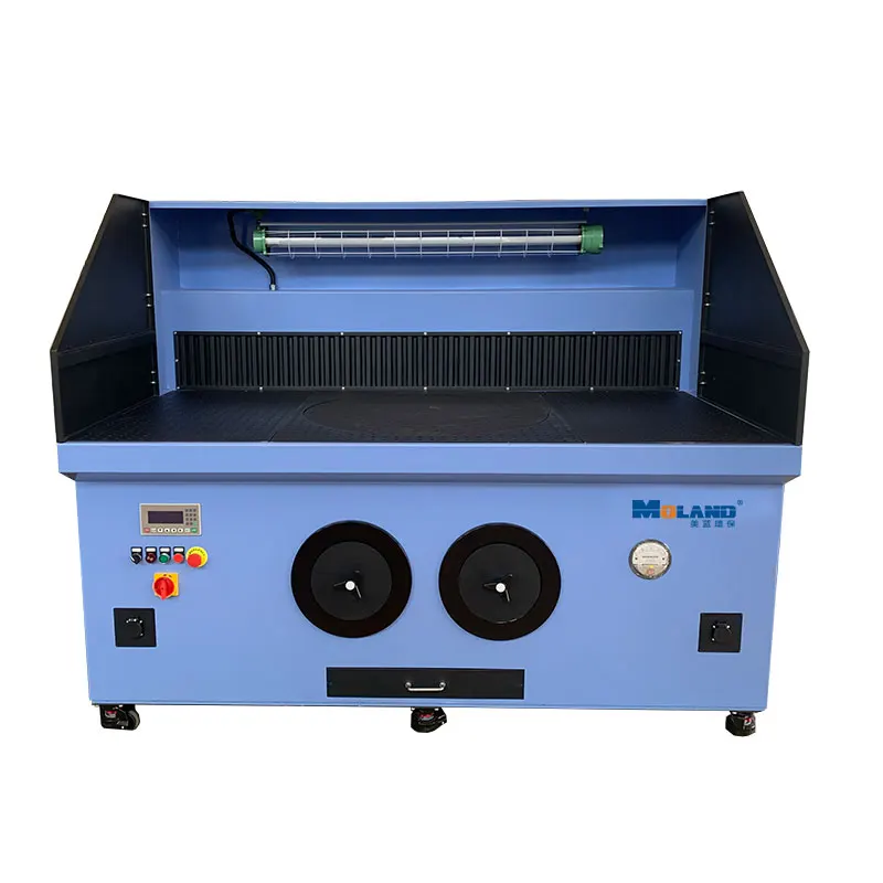 Automatic Cleaning Metal Grinding Polishing Downdraft Welding Table Fume Extractor Industrial Dust Collection Table
