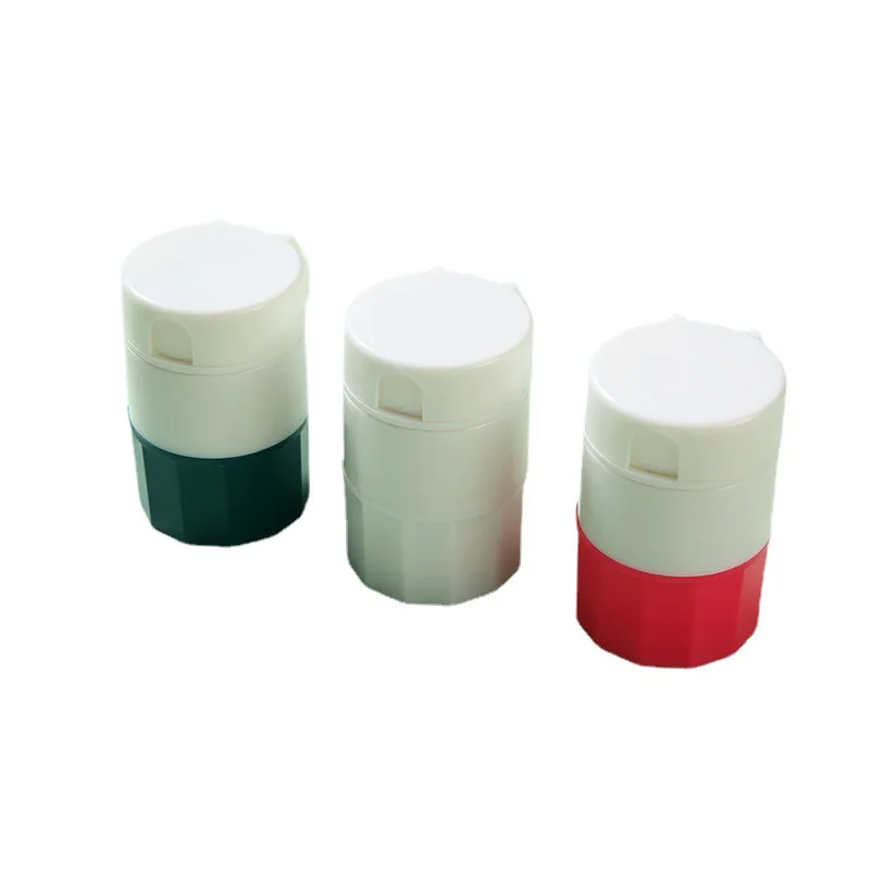 Broyeur de Pilules de Poudre Multifonction Portable à 4 Couches, Coupe-Médicaments, Boîte de Mathiation, Broyeur de Pilules