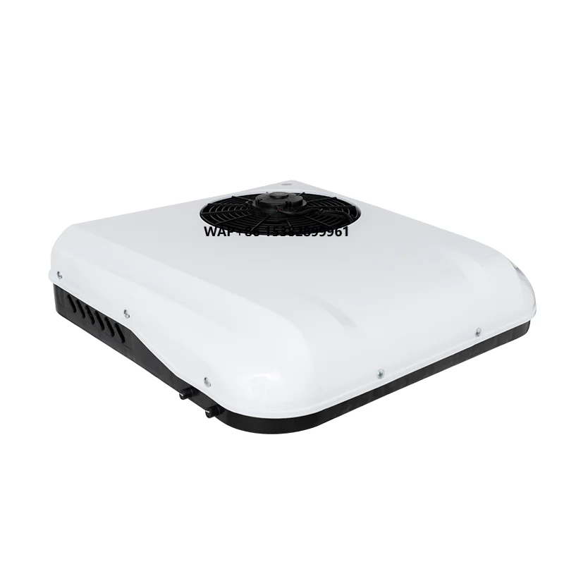 مكيف هواء على السطح مكيف هواء 12 فولت لشاحنة RV قافلة جرار كابينة تعمل بالبطارية تيار مستمر 12 فولت 24 فولت Aircon #1