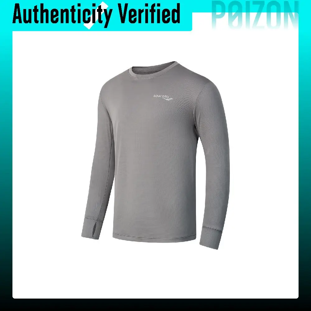 Saucony Running T Shirt Men's Heather Gray SC2240018B-MG31