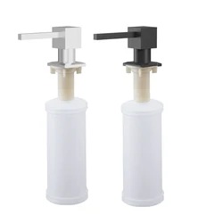 350ML Dispenser Soap for Ktchen Sink Pump Dish Soap Dispenser with Plastic Bottle  Built-In Lotion Pump Head Detergent Holder