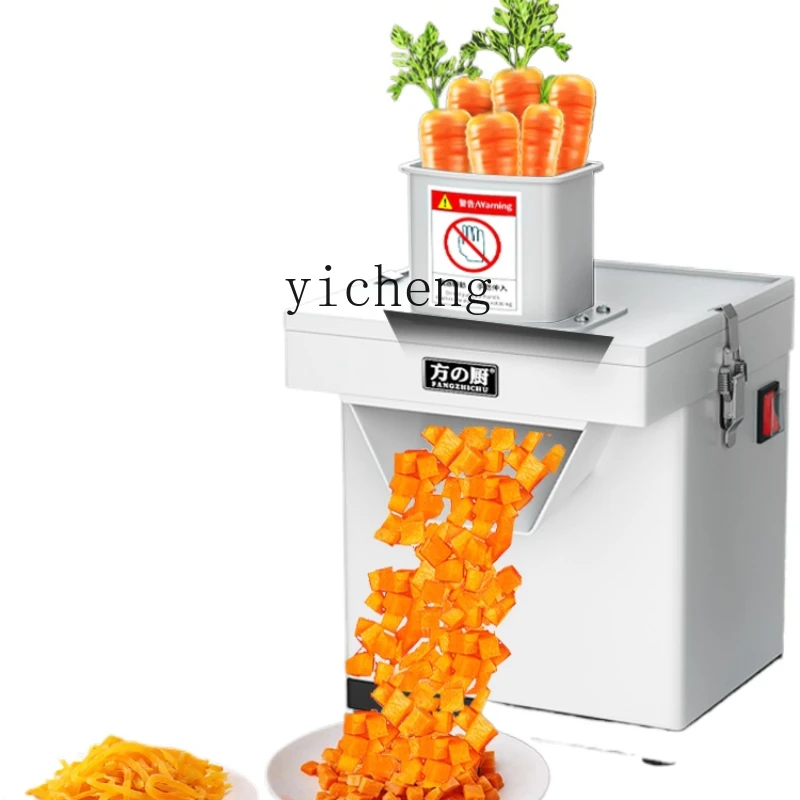 

ZK Cuber Commercial Multi-Functional Vegetable and Fruit Slicer Radish Potato Shredded Function Chopping Artifact