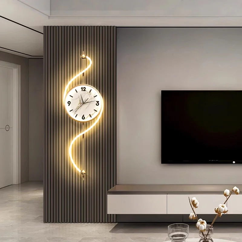 Replica Xenomorph Wall Watch Interior Modern Aesthetic Vintage Wall Watch Korean Design Minimalist Reloj Pared Room Decorations