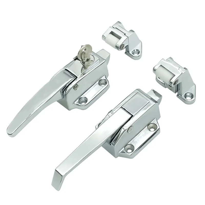 Adjustable door handle for kitchenware, oven, steam cabinet, door handle, freezer, industrial equipment, door lock PL021