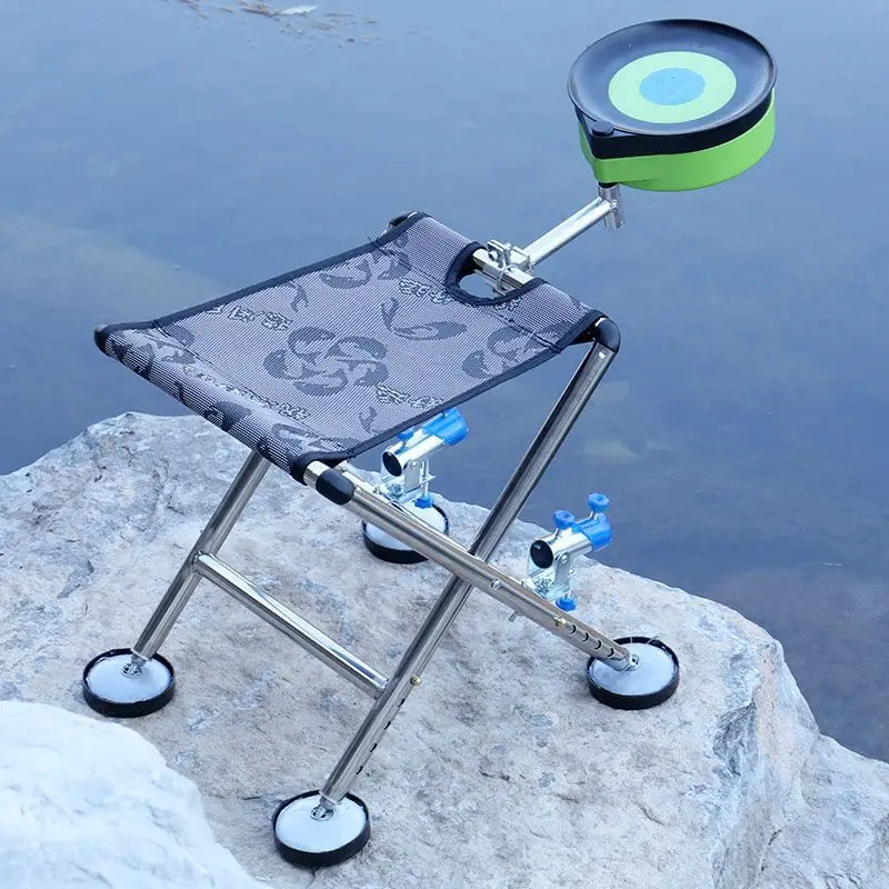 

Suitable for Fishing chair All-terrain full set Fishing chair Folder Portable fishing pony stool