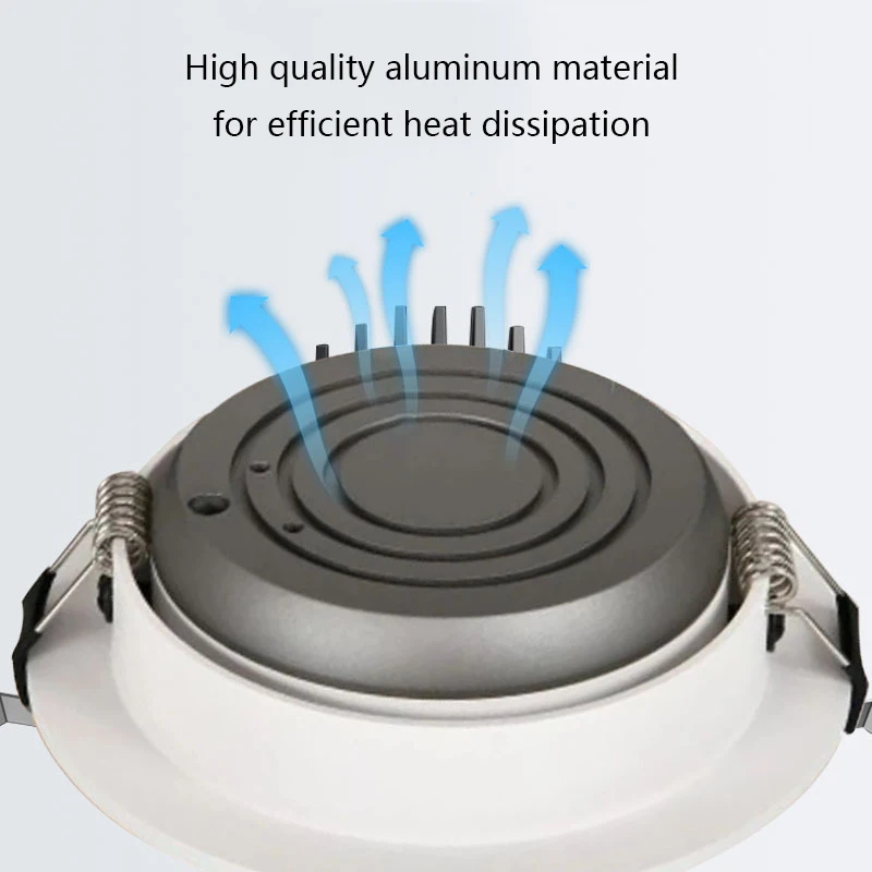 ไฟดาวน์ไลท์ LED หรี่แสงได้เพดานในร่มห้องนั่งเล่นห้องโถงบาร์เคาน์เตอร์สำนักงาน