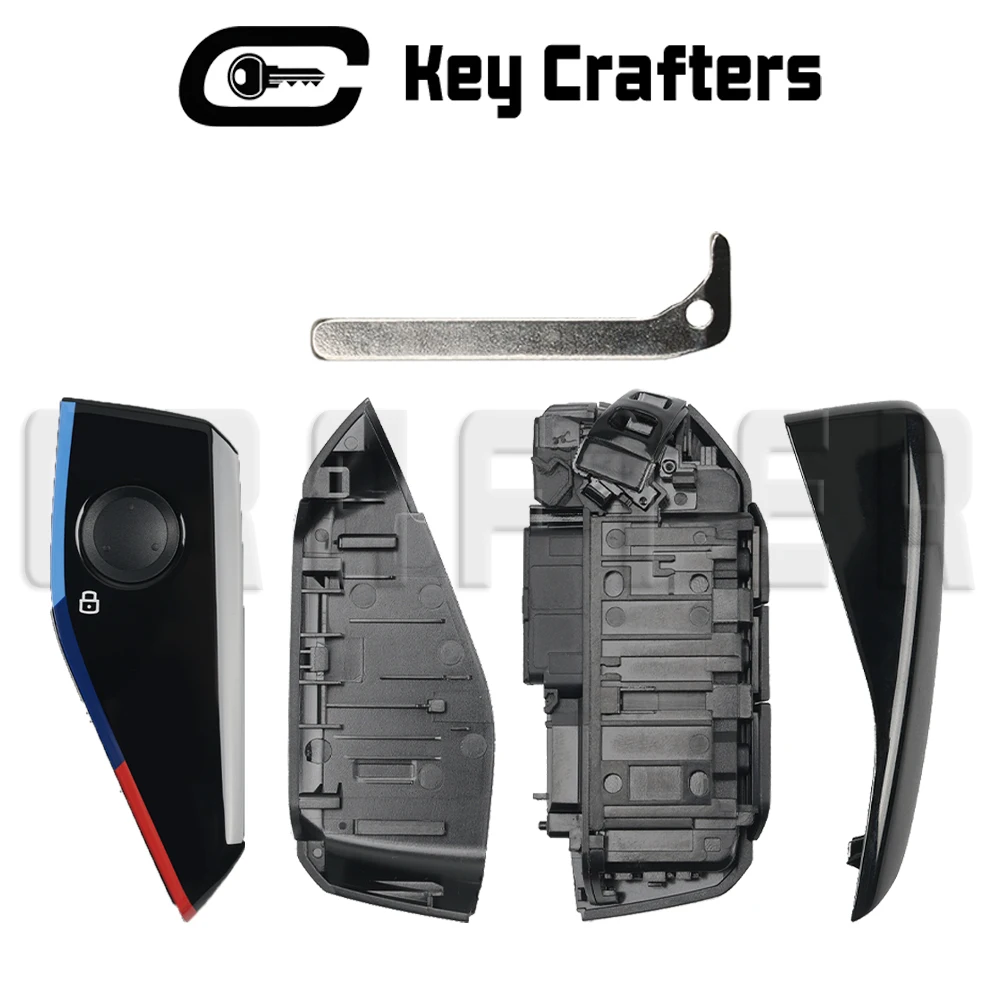 Key Crafters Replacement Shell Case For BMW 2023+ 2 MPV U06  X1 U11 X2 U10 U Chassis Smart Car Key Silver or Black