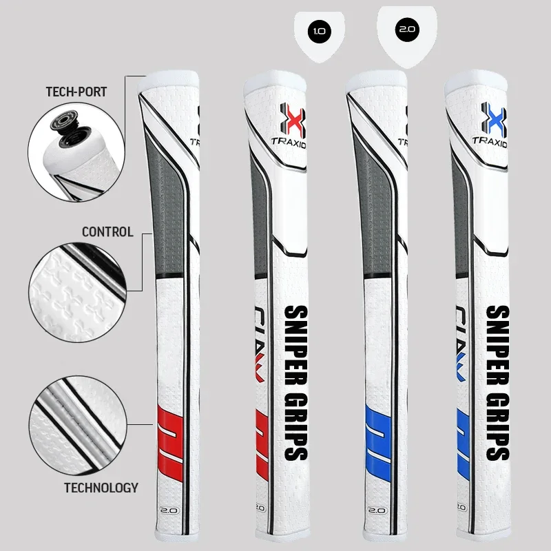 Claw Golf Putter Grip CLAW 1.0 2.0 | Advanced Surface Texture That Improves Feedback and Tack | Minimize Grip Pressure