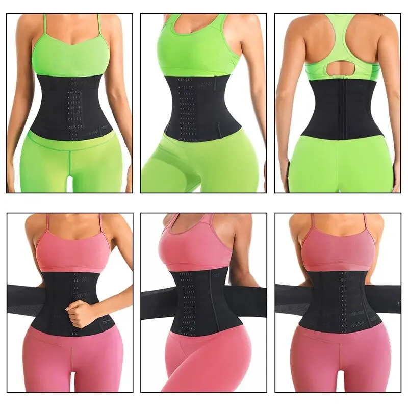 Waist Trainer Corset Women Binders Shapers Tummy Wrap Body Shapewear Slimming Belt Flat Belly Workout Postpartum Girdle S0238