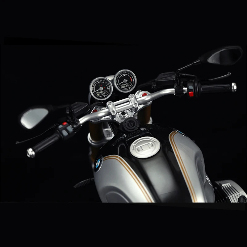 MENG MT-003 motocicleta nineT, edición Regular (no prepintado) Kit de modelo a escala ensamblado 1/9, juguete DIY, coleccionar regalos de cumpleaños