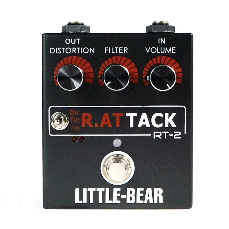 Bear third gear RAT tone distortion effector electric guitar pedal effector little mouse Motorola LM308N