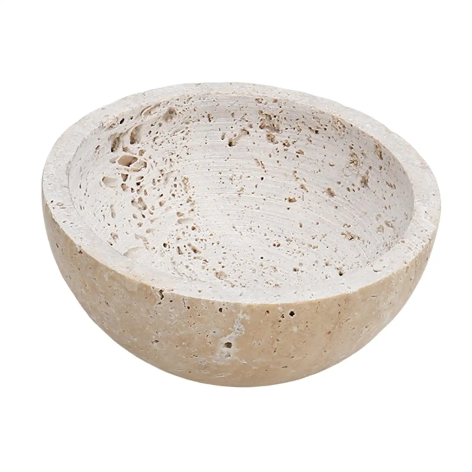 Incense Burner Bowl Ornament Handmade Marble Incense Holder for Teahouse
