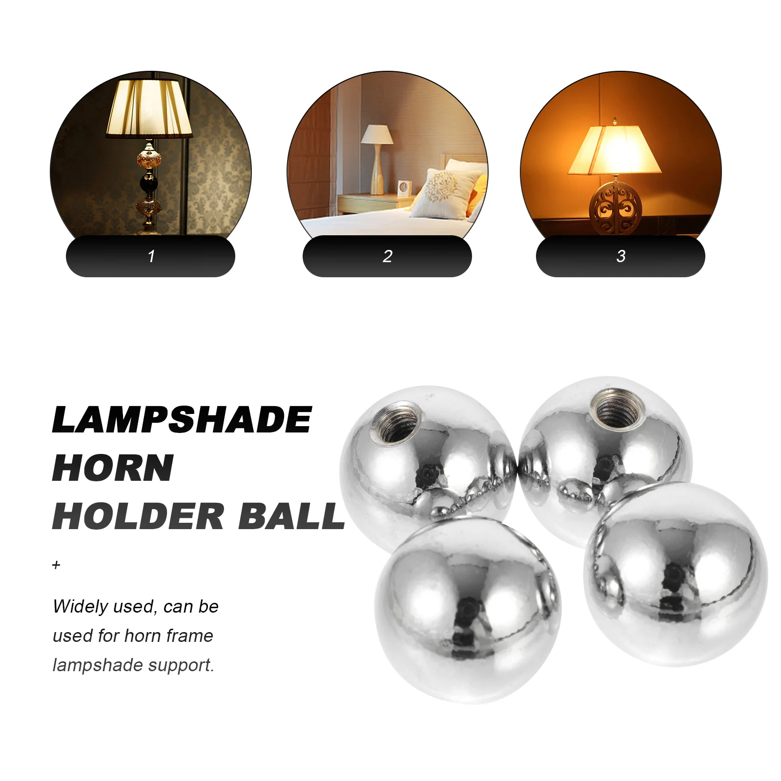 Pendant Light Fitting Shade Bracket Accessories Gold Decor Lamp Holder Balls Wall Sconce