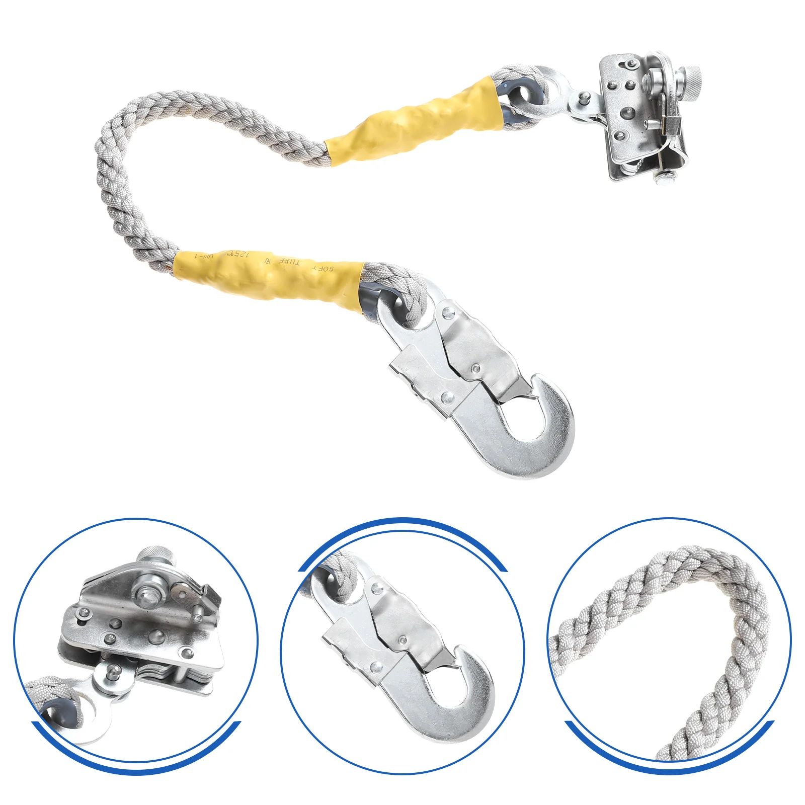 

Nylon Rope Self-Locking Device Metal Climbing Safety Equipment Tool Fall Prevention Steel High Strength Alloy