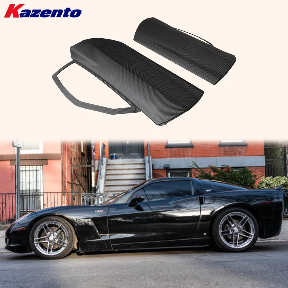 For Corvette C6 (Track Only NO Window) 2006-2013 Matte Carbon OE Side Outter Door