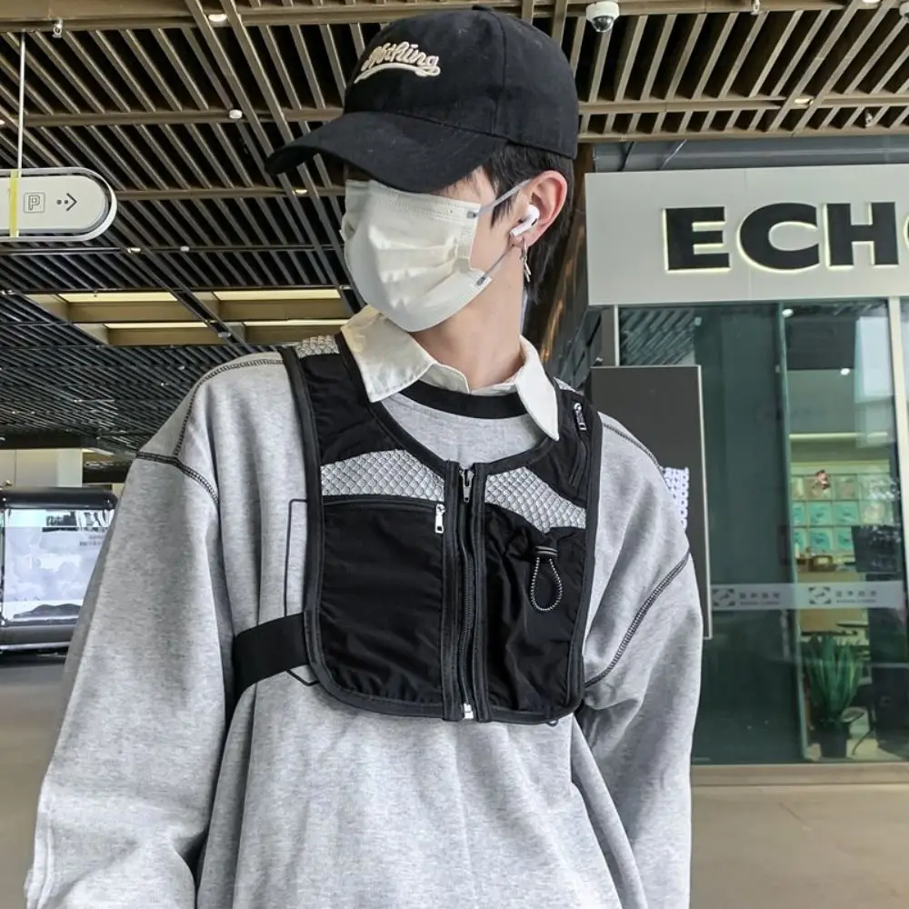 with Pockets Reflective Running Vest Pack Breathable Waterproof Running Hydration Vest Bag Adjustable Multifunctional