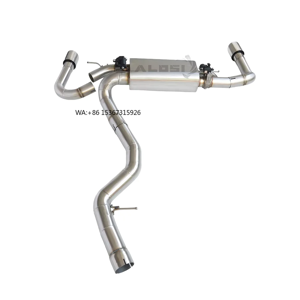 

2020-2024 for Cat Back Exhaust System 304 Stainless Steel Valve Exhaust Pipe Muffler 3 Series