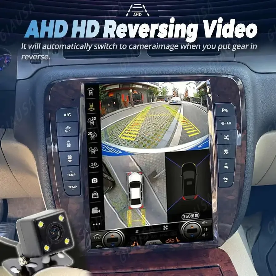 

Car Radio For GMC Yukon Chevrolet Tahoe Chevrolet Silverado 2007-2012 Android Auto Carplay Stereo Radio Touch Screen Head Unit