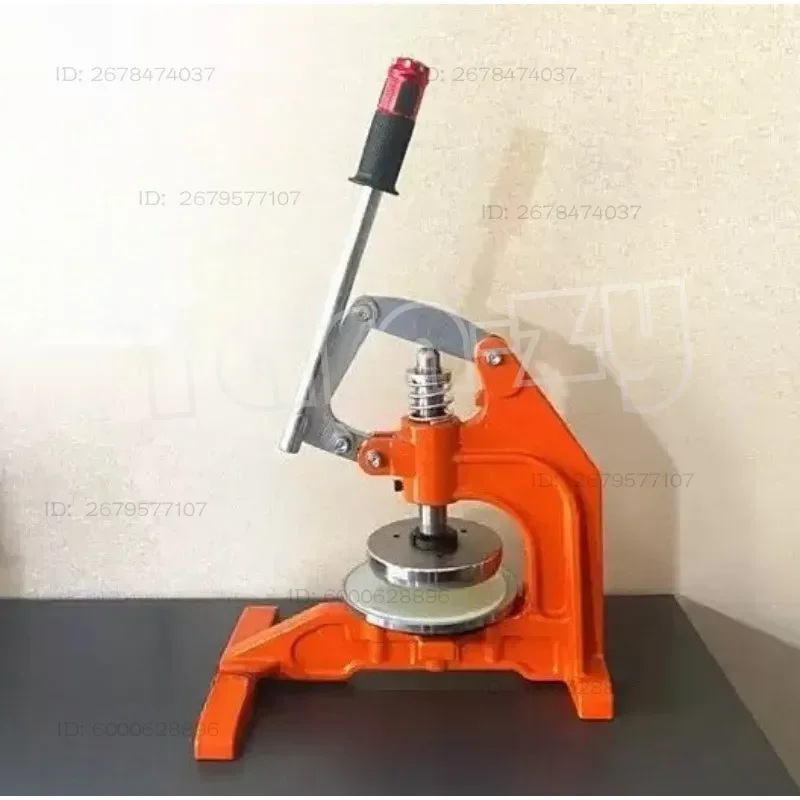 Manual Press Round Sample Cutter Textile Fabric Tester Disc Sampler For Paper Cloth Fabric Weight Testing