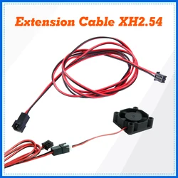 3D Printer Parts Fan extension cable 1M Wire Length Connection Line 2pin xh2.54 Female Male Connector