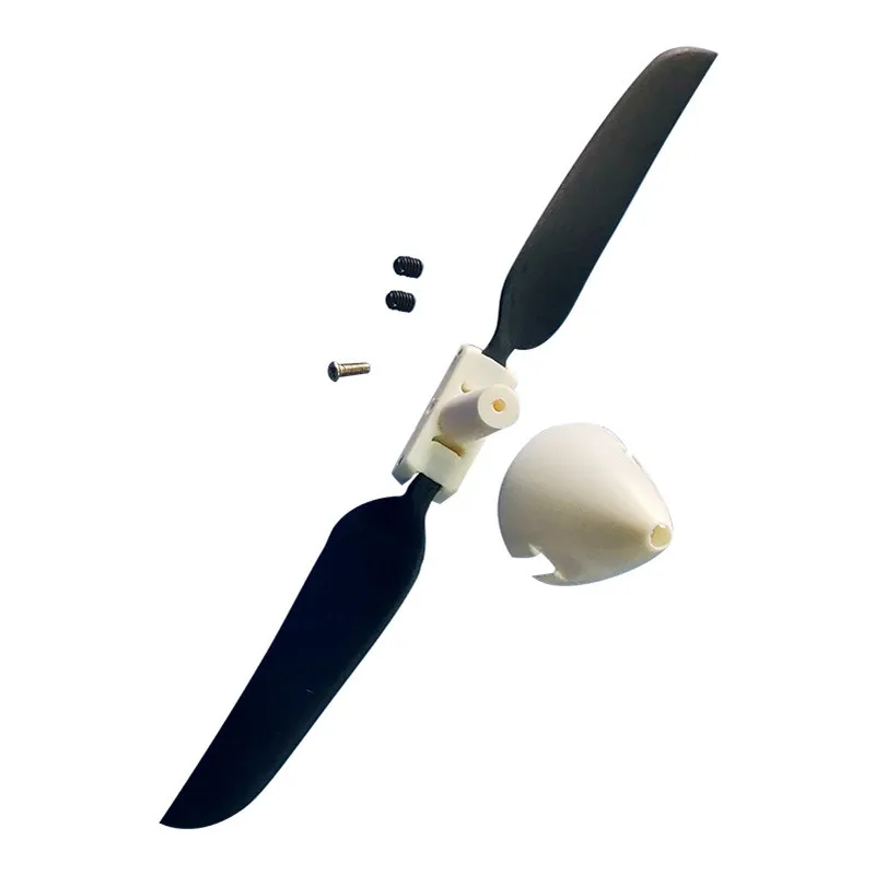 Mini conjunto de hélice plegable HUB4mm sin eje 2,0 para Motor sin escobillas de baja potencia RC avión plástico XFlight 1 Juego