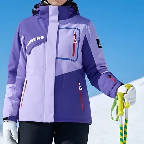 Women's Ski Suit Outdoor Sports Cotton Suit Breathable Waterproof Pressure Glue Process