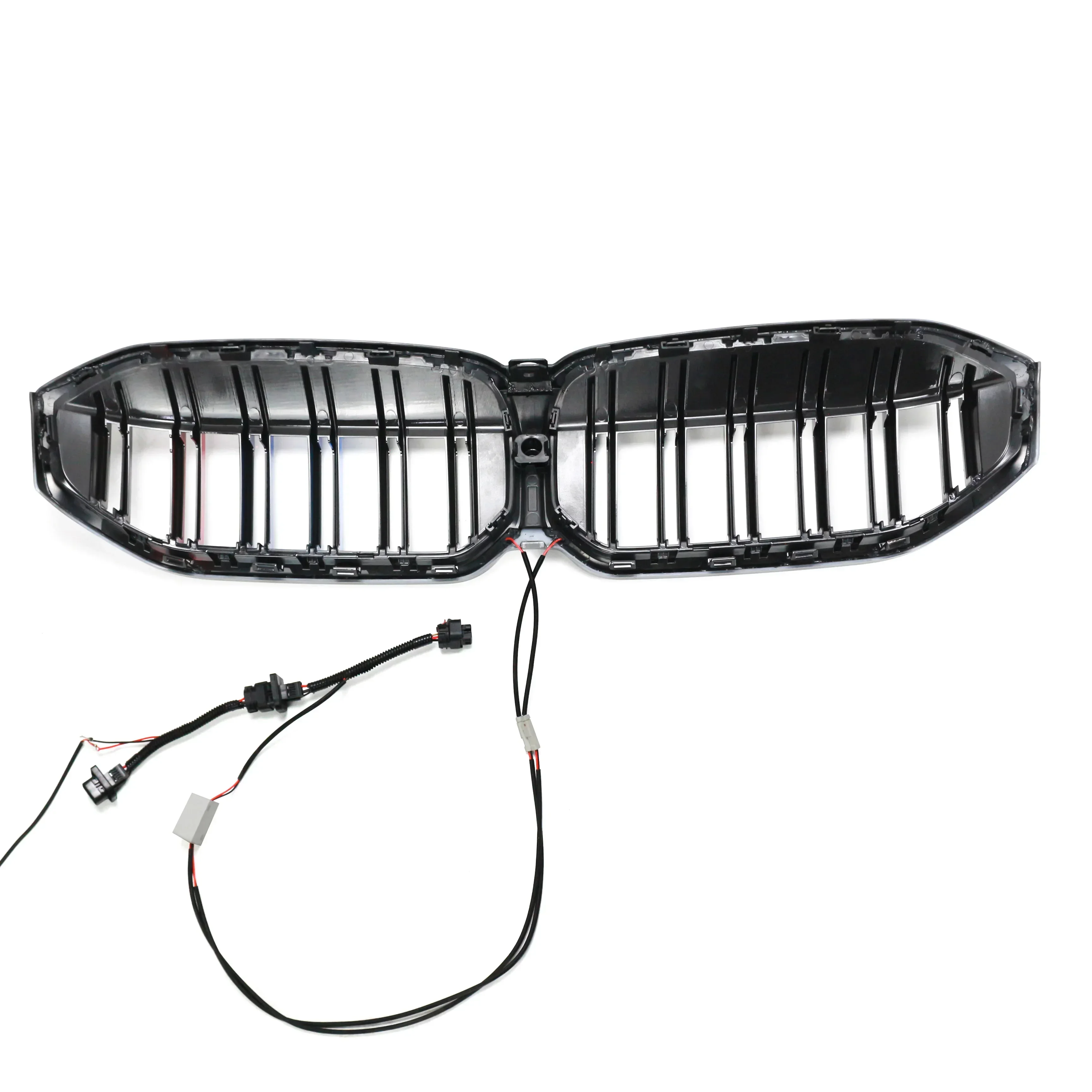 

New 2024 Double Line Three-Color Front LED Grille For BMW 3 Series G20 G28 M Color Car Bumper Grill