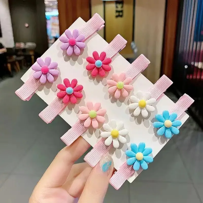 30PCS or 10PCS Hair Clips Girls Cute Cartoon color Hair Accessories Candy Color Style Hair Clips Toddler Hair Wear Headdress