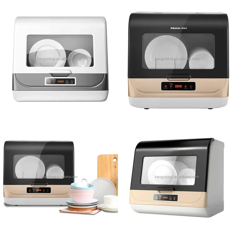 Hot Sale Kitchen Use Mini Small Desktop Installation-Free Dishwasher
