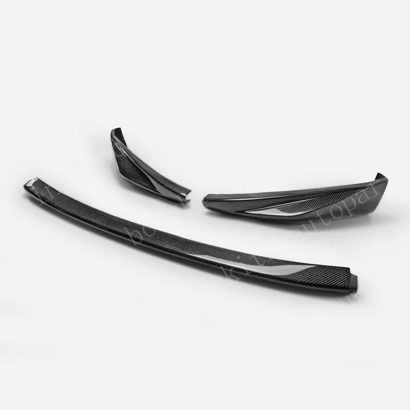 For Nissan 09-12 370Z Z34 Zenki JDM Front Bumper Lip Diffuser 3Pcs Carbon Fiber car BodyKits - view 6