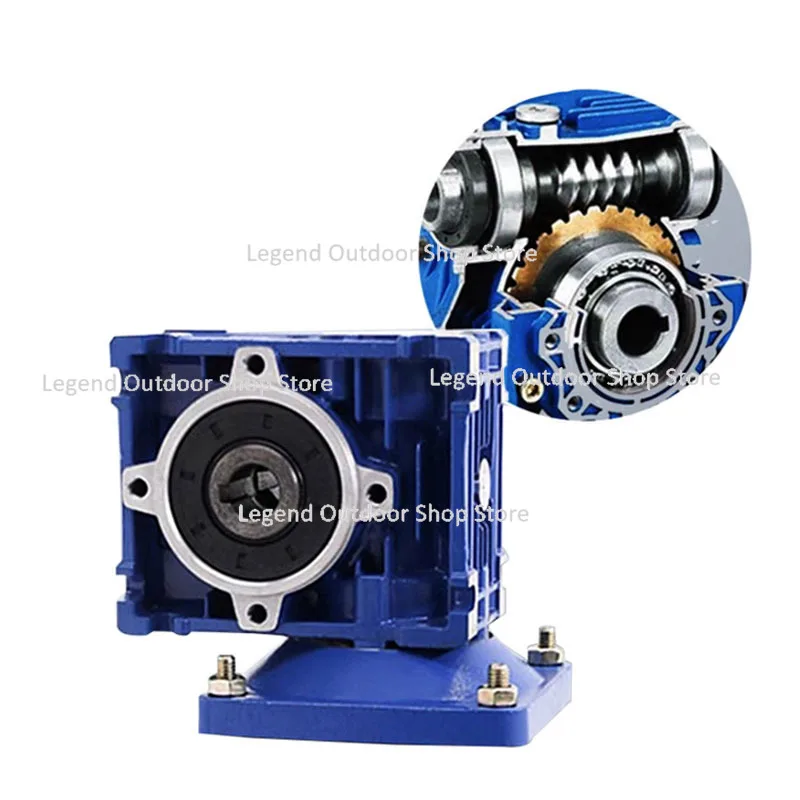 200W 12V 24V DC Schneckengetriebe-Reduziermotor RV30 DC-Getriebemotor RV30 Selbstgetriebe-Single-Lock-Wellenrotation CW CCW
