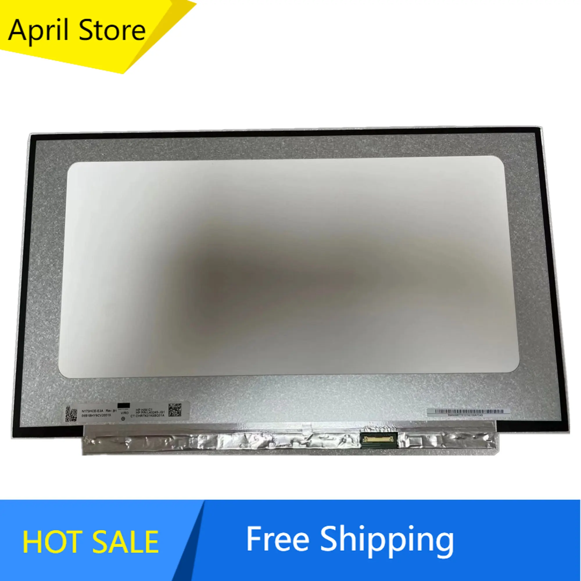 

17.3" IPS Laptop LCD Screen N173HCE-E3B Fit N173HCE-E3A B173HAN04.2 B173HAN04.3 NV173FHM-N49 72% NTSC 1920x1080 30pin eDP