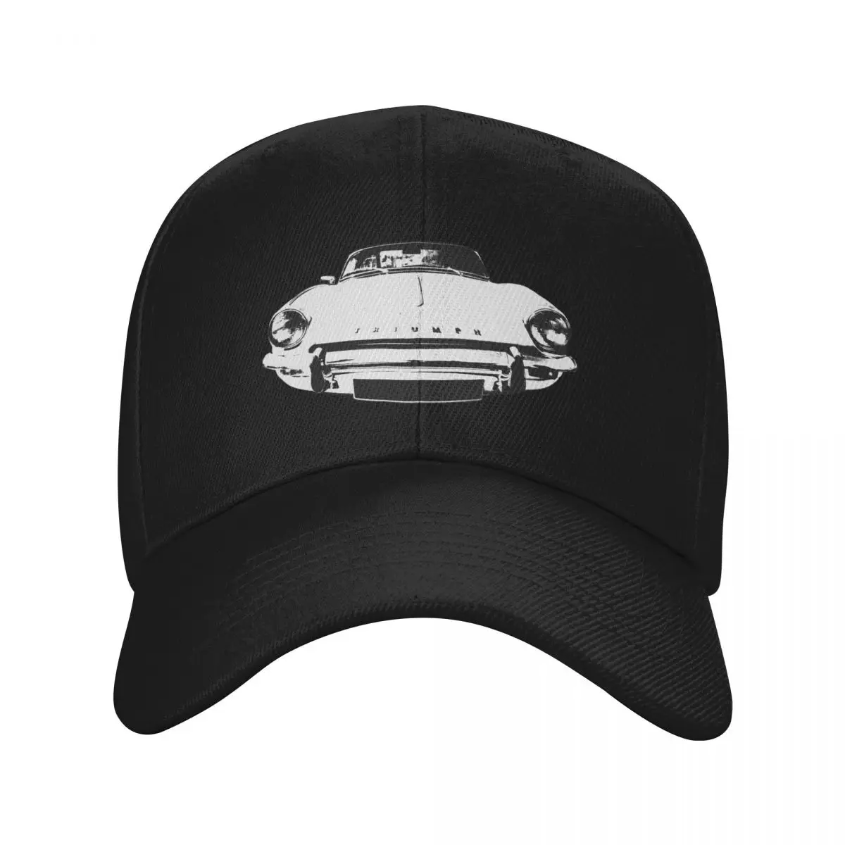 Triumph Spitfire Mk3 Casquette de baseball monobloc de voiture classique britannique des années 1960, noir et blanc, chapeau amusant, casquette de golf, chapeau de fête pour homme et femme