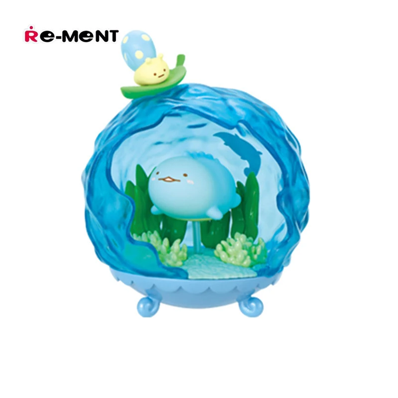 BANDAI Original Sumikkogurashi ภาพเคลื่อนไหวอุปกรณ์ต่อพ่วงของเล่น Gacha Lucky Draw อะนิเมะอะนิเมะ Action Model Figures Collection