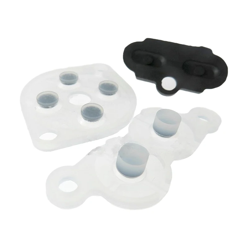 YuXi 1 Набор для NES проводящих клейких кнопок, сменный контроллер, стандартная резиновая подкладка для кнопок, резиновый коврик