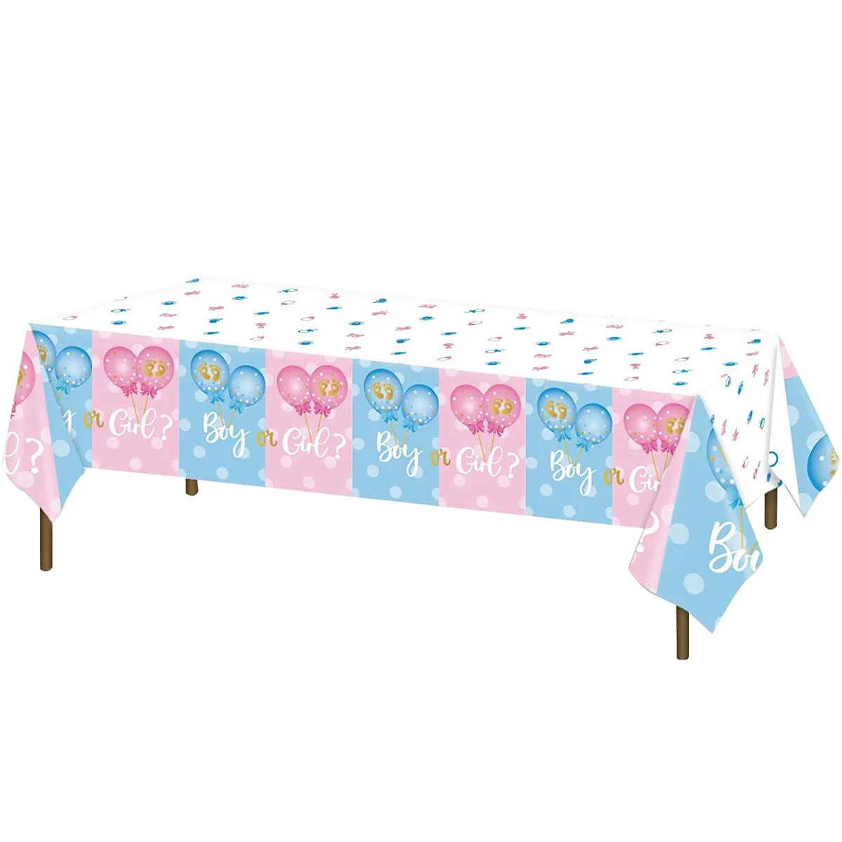 Gender Reveal Tablecloths Boy Or Girl Party Supplies Table Runner Baby Shower Decorations Gender Reveal Table Cover