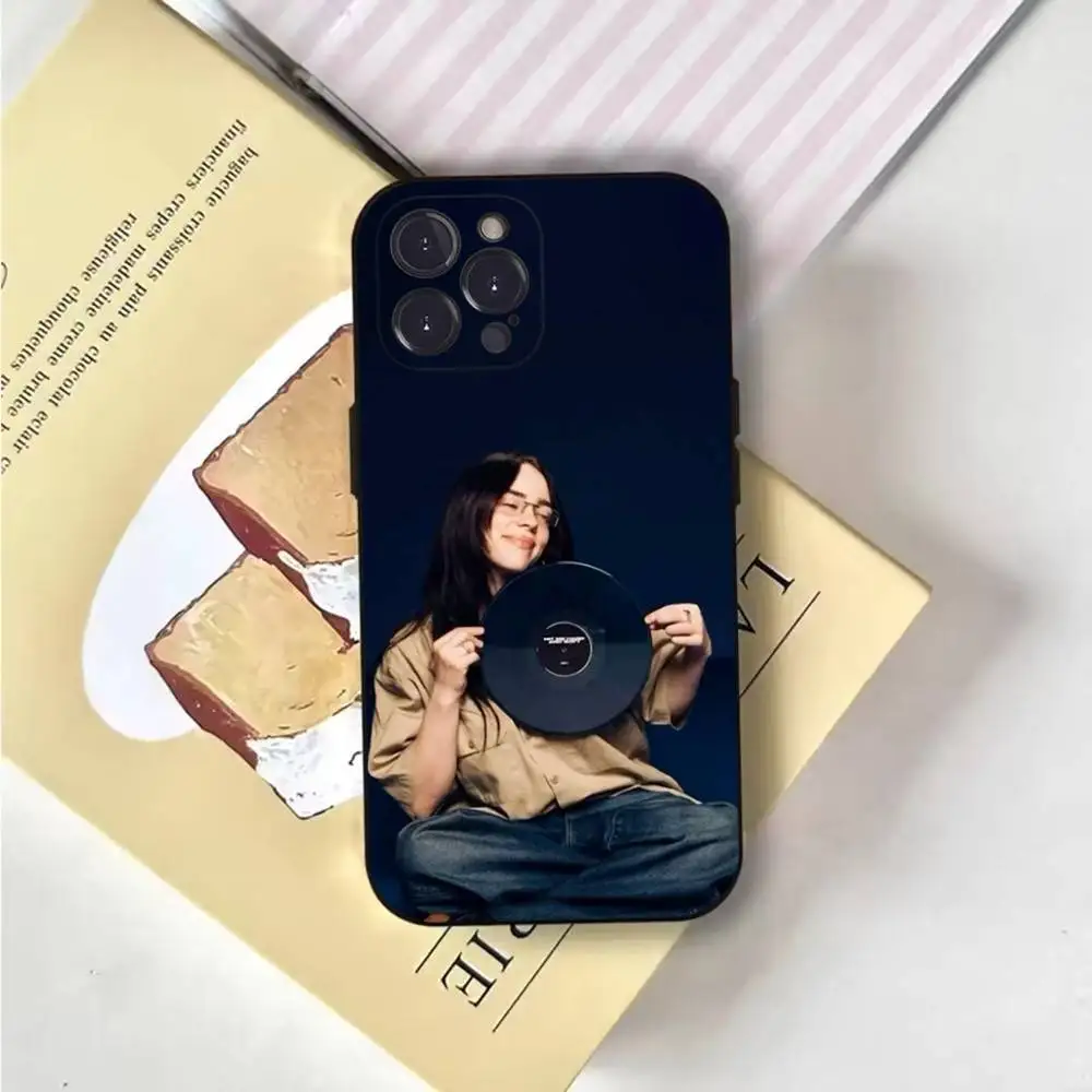 Casing HP Hit Me Hard and Soft B- BillieS Untuk iPhone 17,16,15,14,13,12,Pro,Max,Plus,E,SE4,Air,Mini Hitam Soft Cover