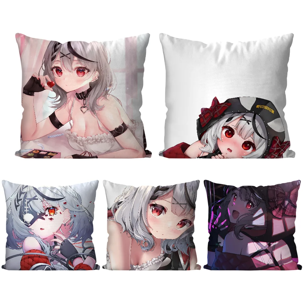 Sakamata Chloe - Chloe Ch  Pillow Case  Cartoon Sofa Decorative Home Double-sided Printing Short Plush Cute Cushion Cover