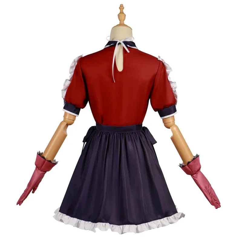 فستان Oshi no Ko Arima Kana/Hoshino Ruby Song and Dance Performance للفتيات باللون الأحمر زي الهالوين أنيمي كرنفال فستان متقاطع