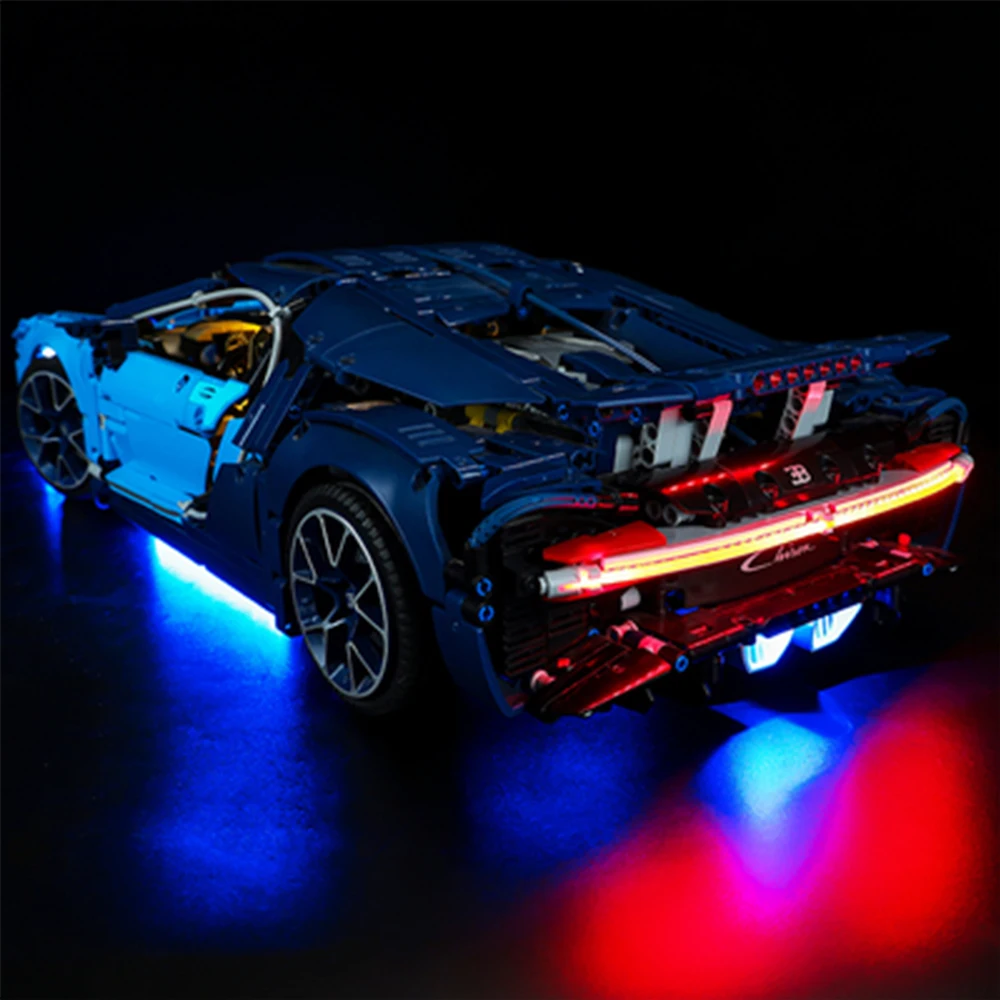 No Model LED Light Kit for Bugatti Chiron 42083