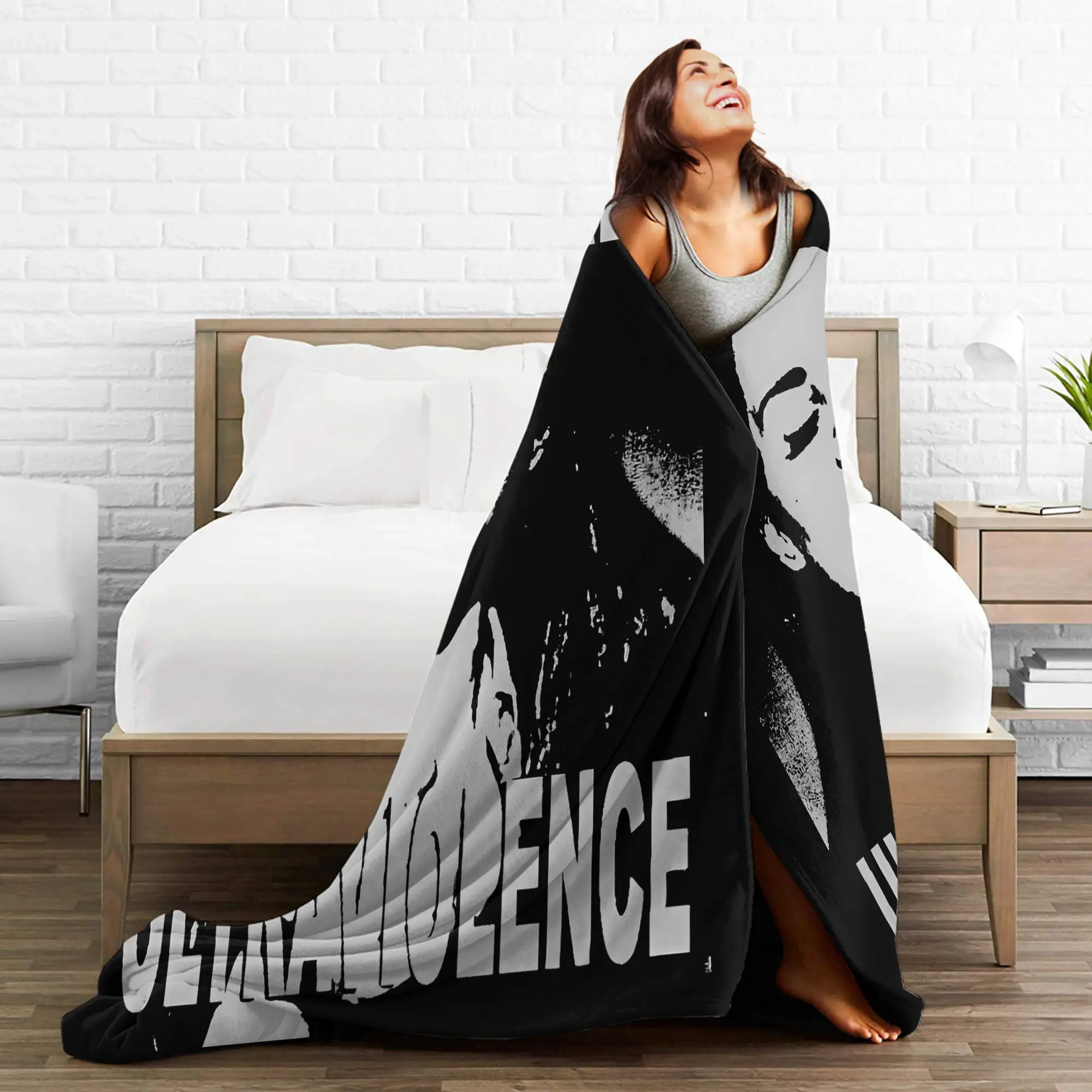 لانا ديل ري بطانيات المغني ألبوم الموسيقى Ldr الإبحار الفانيلا رمي البطانيات الفراش الأريكة المحمولة رقيقة المفرش متعددة الوظائف #3