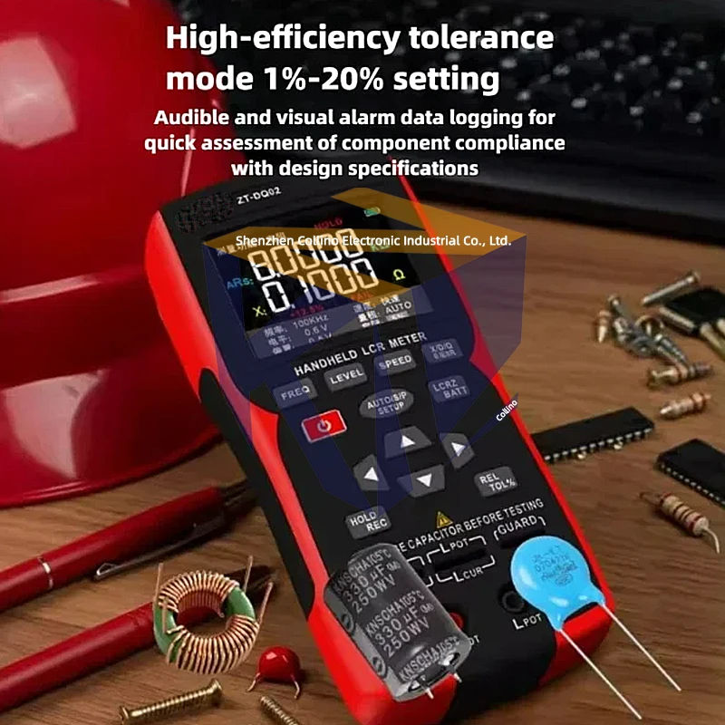 1pcs ZT-DQ02 ZT-DQ01 High-Precision Bridge Tester, LCR Lithium Battery Internal Resistance Meter, 18650 Battery Tester