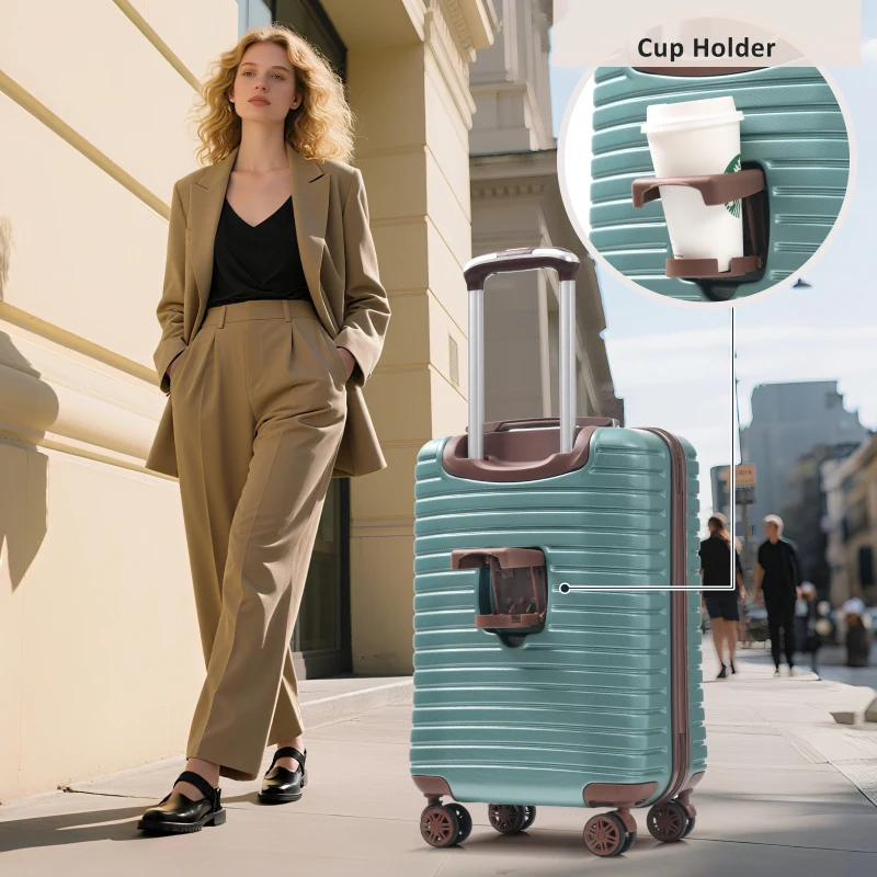 

Hardshell Lage Set With TSA Lock 360° Spinner Wheels Lightweight Durable Travel Suitcases For Women Men Carry On Check In